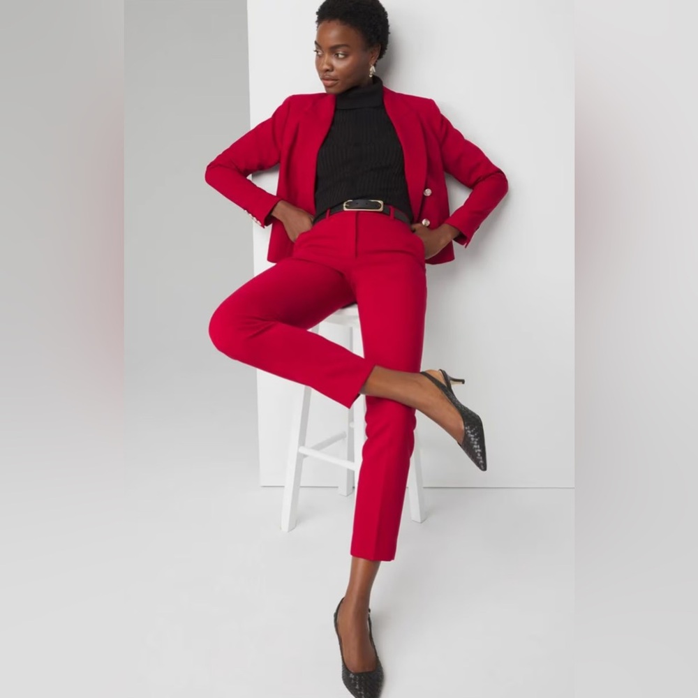White House Black Market “The Slim” Women’s 2 Red Pants